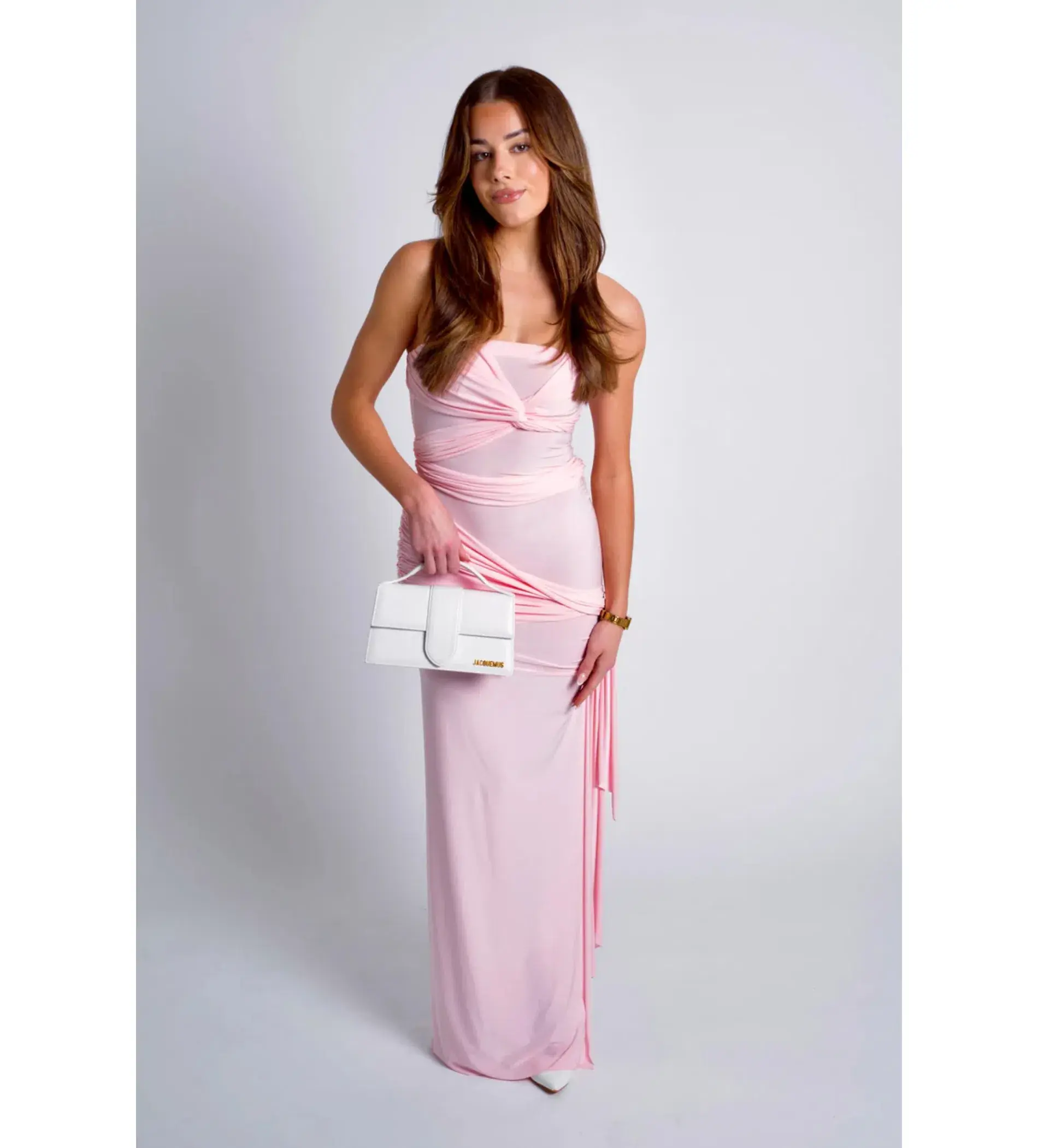 Natalie Rolt Miranda Gown in Blossom Pink Size AU 6 - Image 1