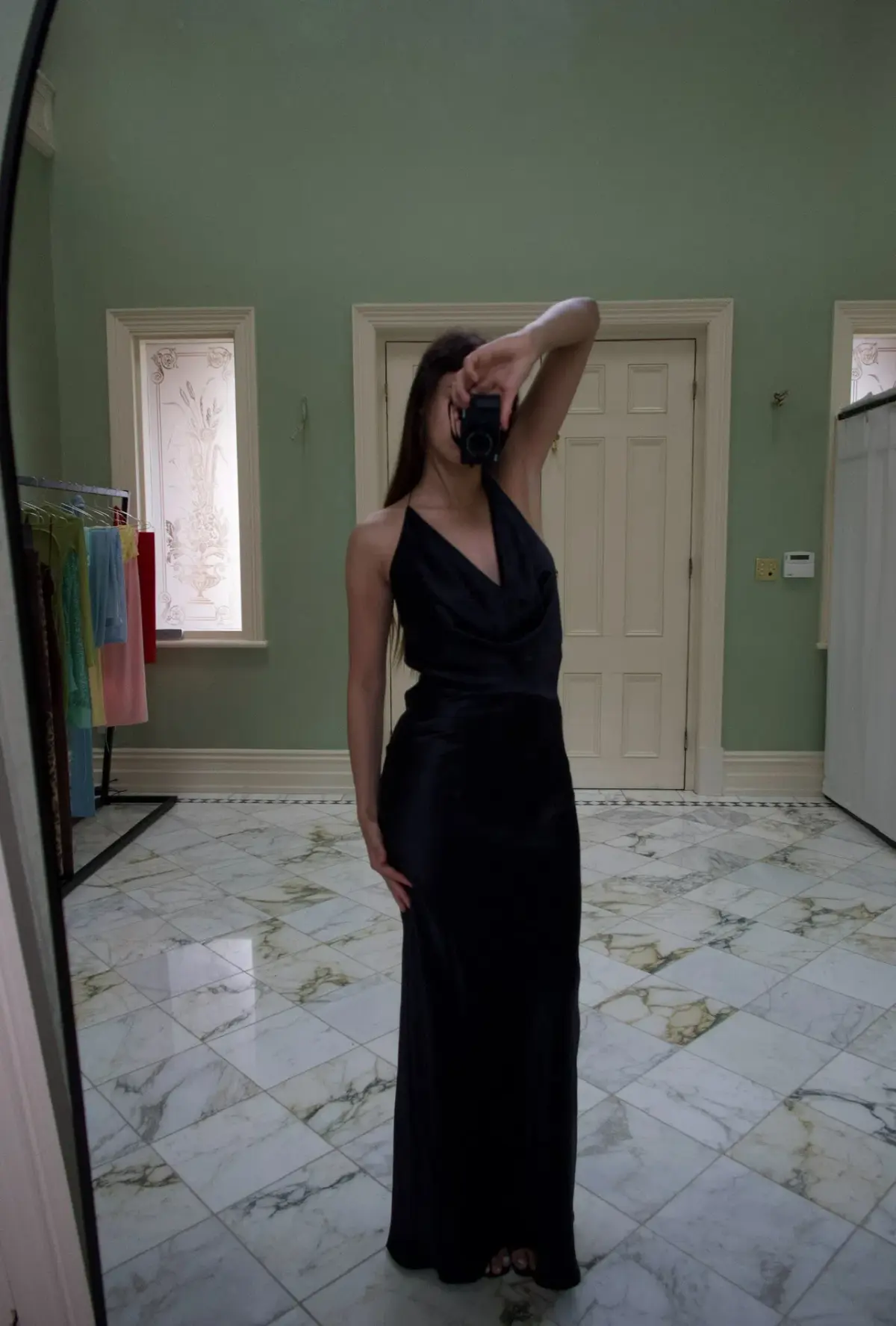 Natalie Rolt Black Gabi Gown Size AU 6 - Image 1