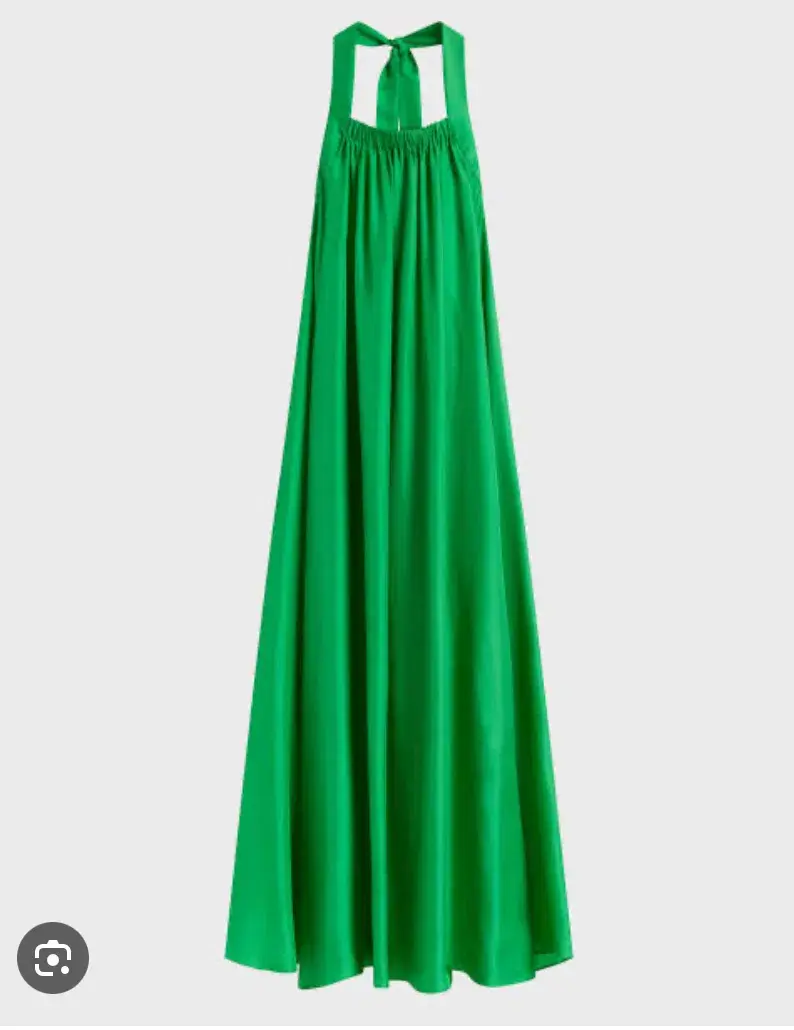 Bondi Born Marfa Halter Maxi Dress Green Size 16 - Image 3