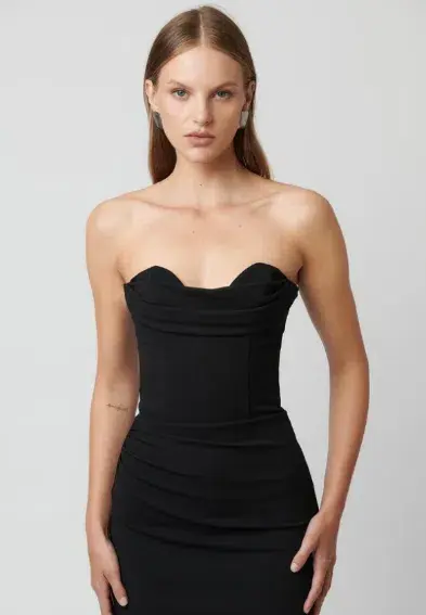 Effie Kats Rozela Maxi Dress in Black Size XS/ AU 6 - Image 3
