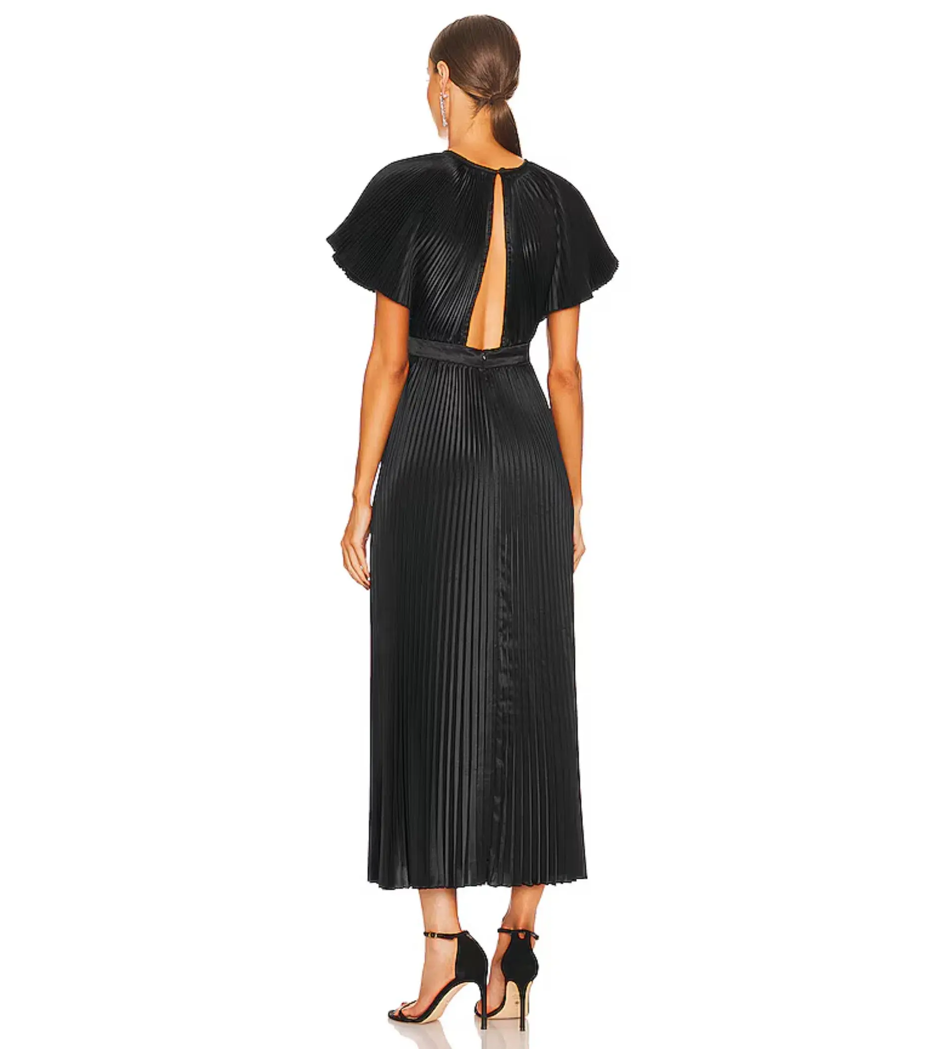 L’Idee Theatre Maxi Gown in Noir Size AU 8 - Image 3