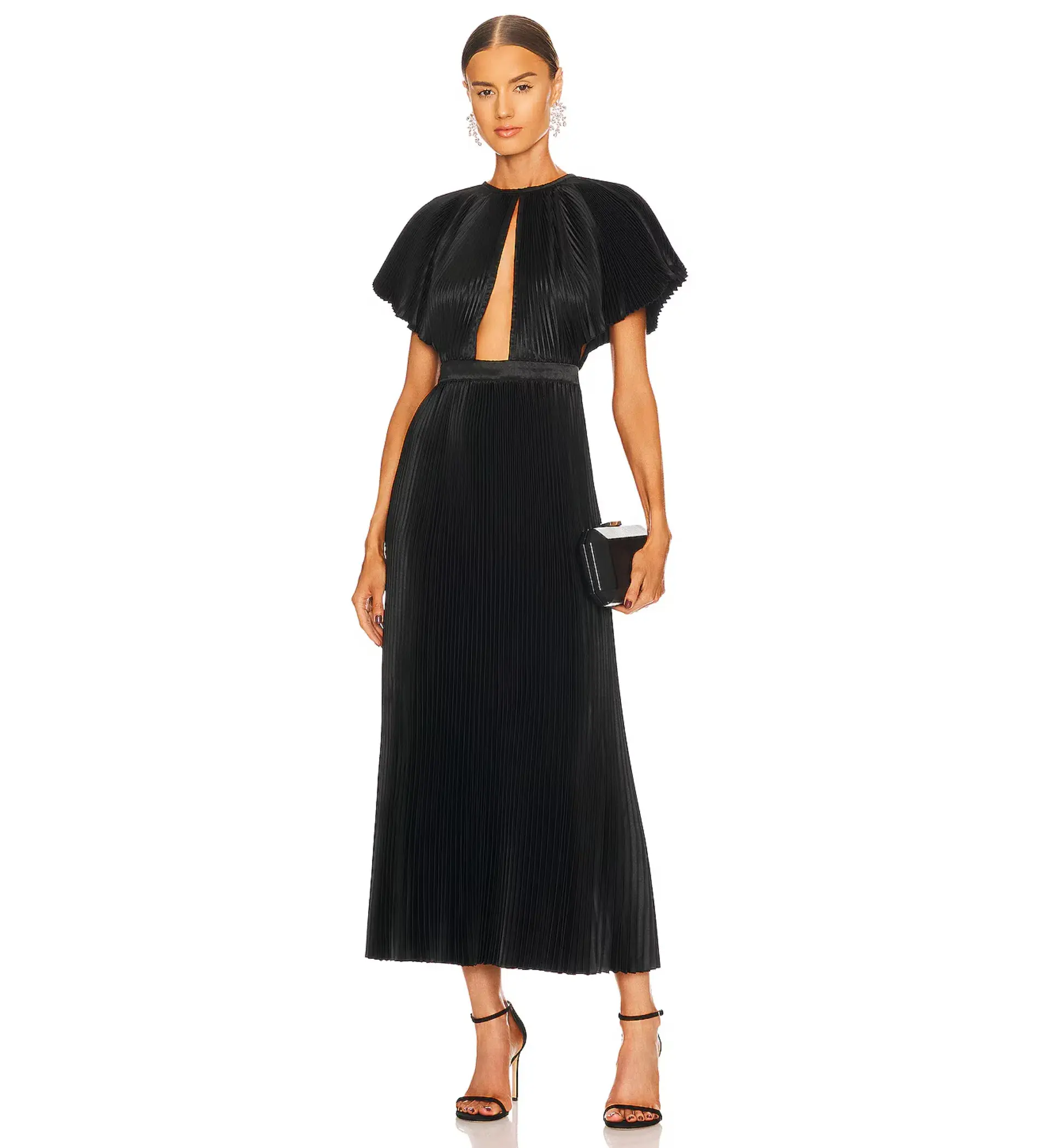 L’Idee Theatre Maxi Gown in Noir Size AU 8 - Image 1