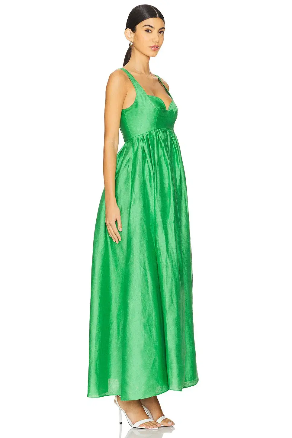 Acler Sandgate Maxi Dress Shamrock Green Size AU 12 - Image 2