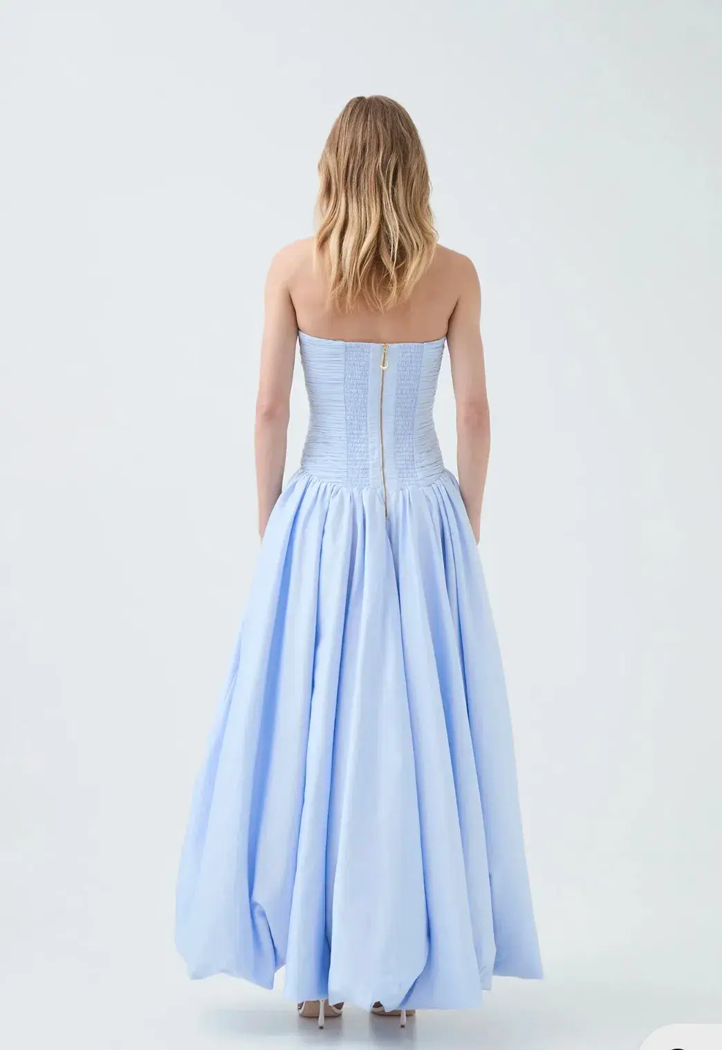 Aje Violette Bubble Hem Maxi Blue Size AU 6  - Image 3
