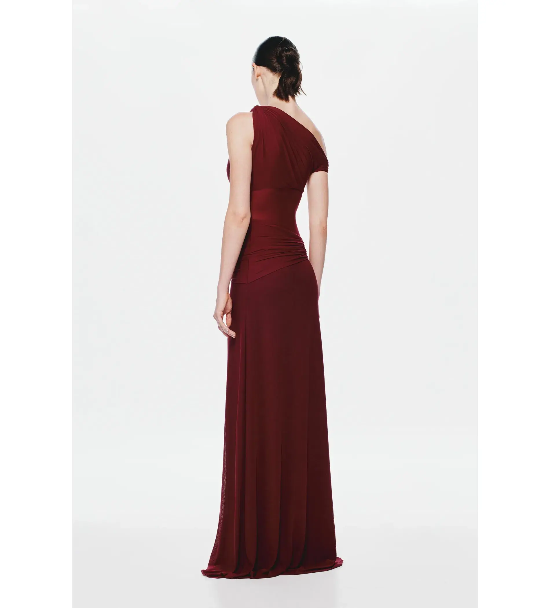 Misha Sisal Mesh Maxi Dress Port Size AU 8 - Image 3