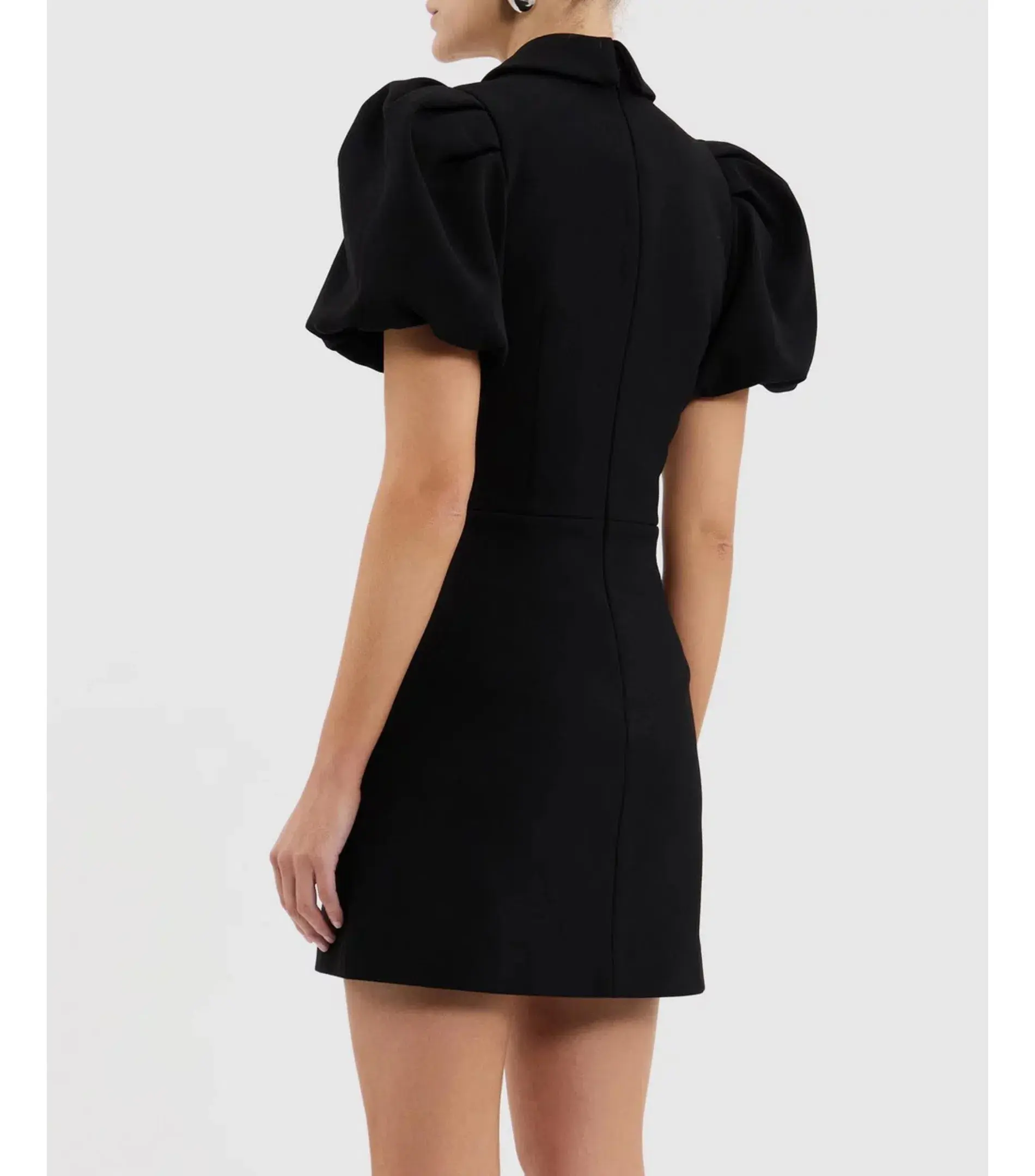 Rebecca Vallance Emma Mini Dress Black Size AU 8  - Image 3