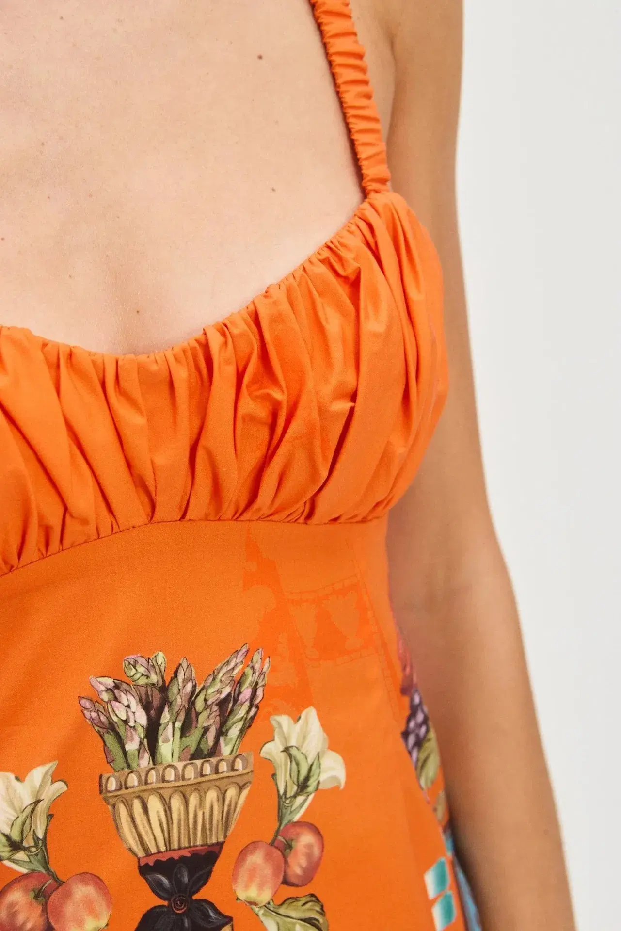 Alemais Rocco Midi Dress Orange Print Size 6 - Image 5