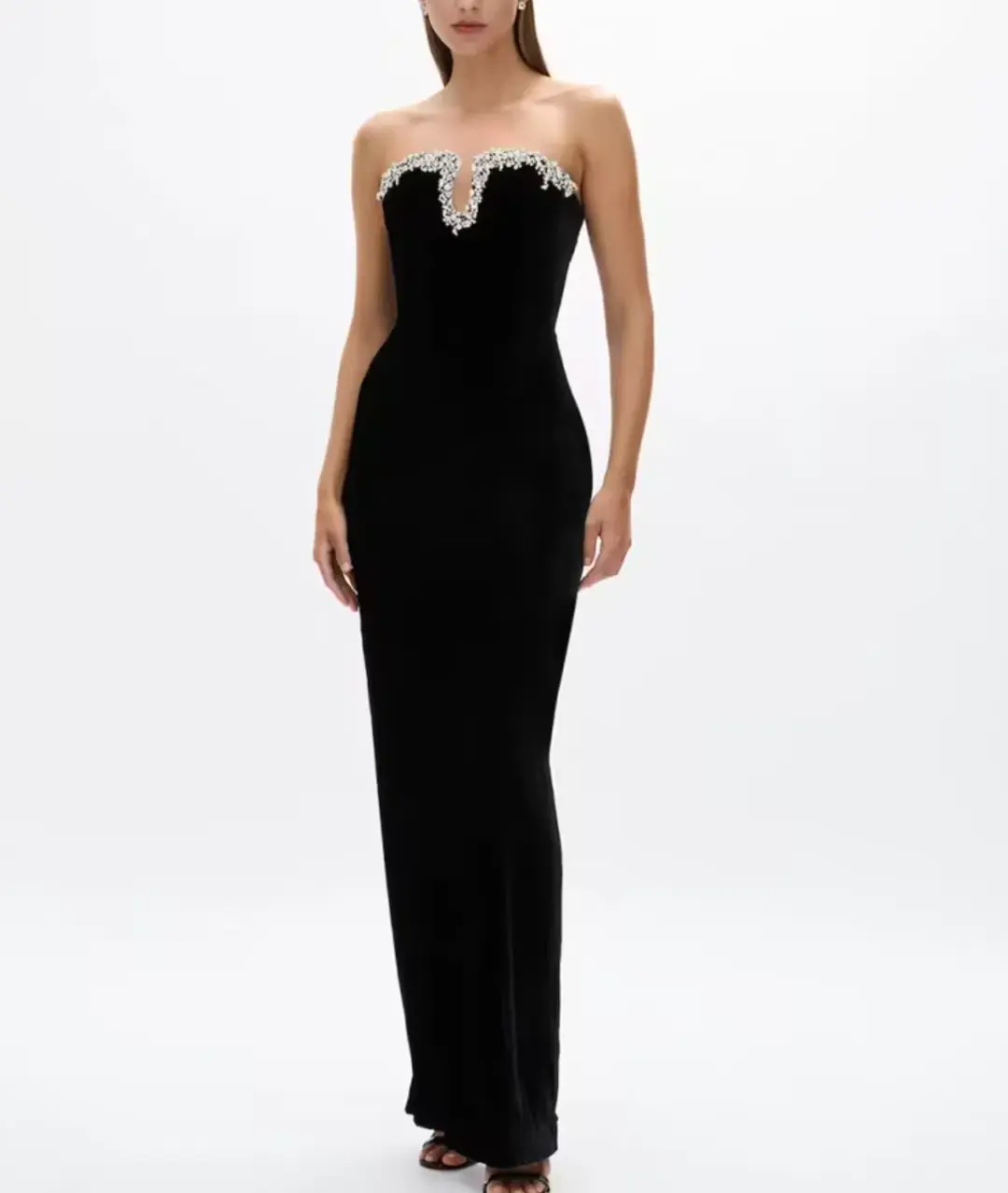Rachel Gilbert Claudine Gown in Black Size 1/ Size AU8 for rent on The Volte - main image