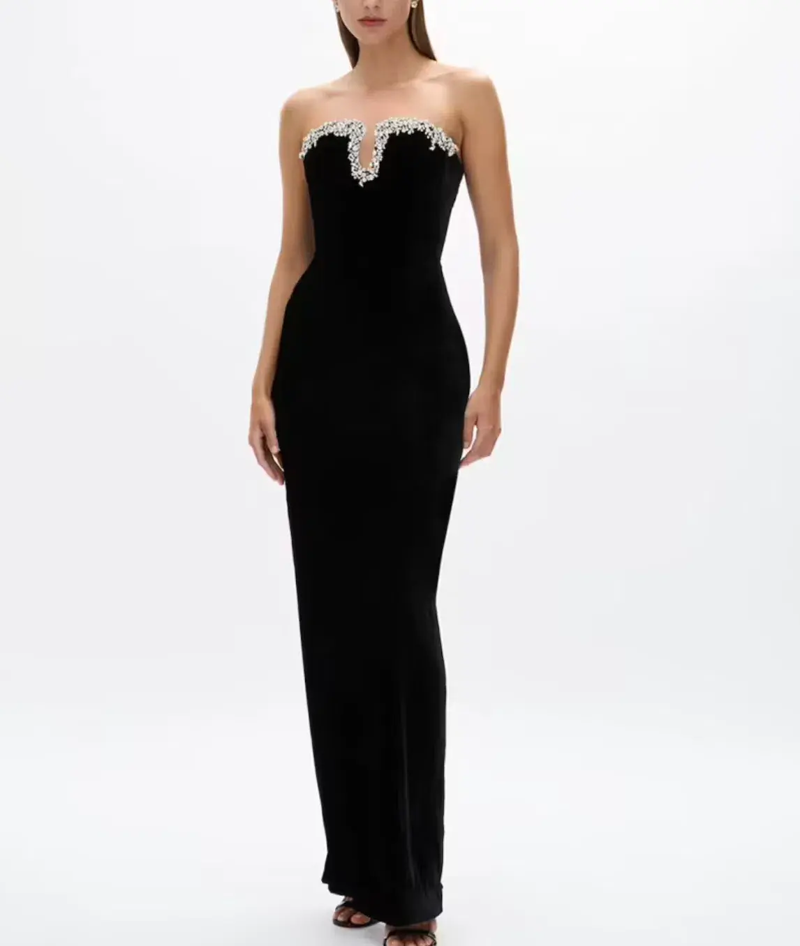 Rachel Gilbert Claudine Gown in Black Size 1/ Size AU8 - Image 1