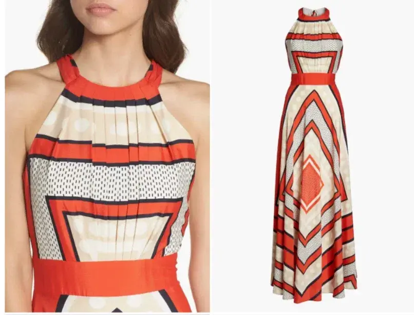 Eliza J  Fit & Flare Maxi Dress  for rent on The Volte - main image