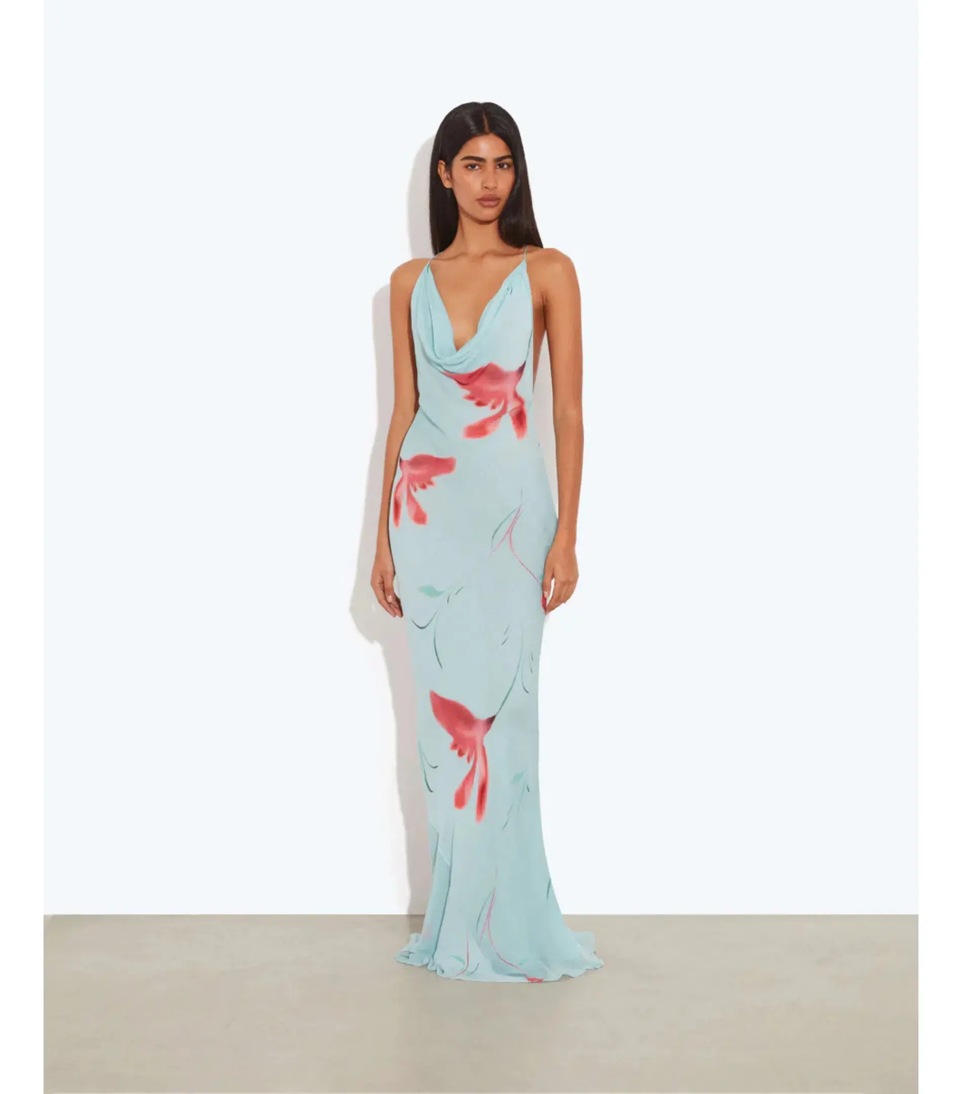 Rat & Boa Vincenza Maxi Dress Blue Size M / AU 10 - Image 1