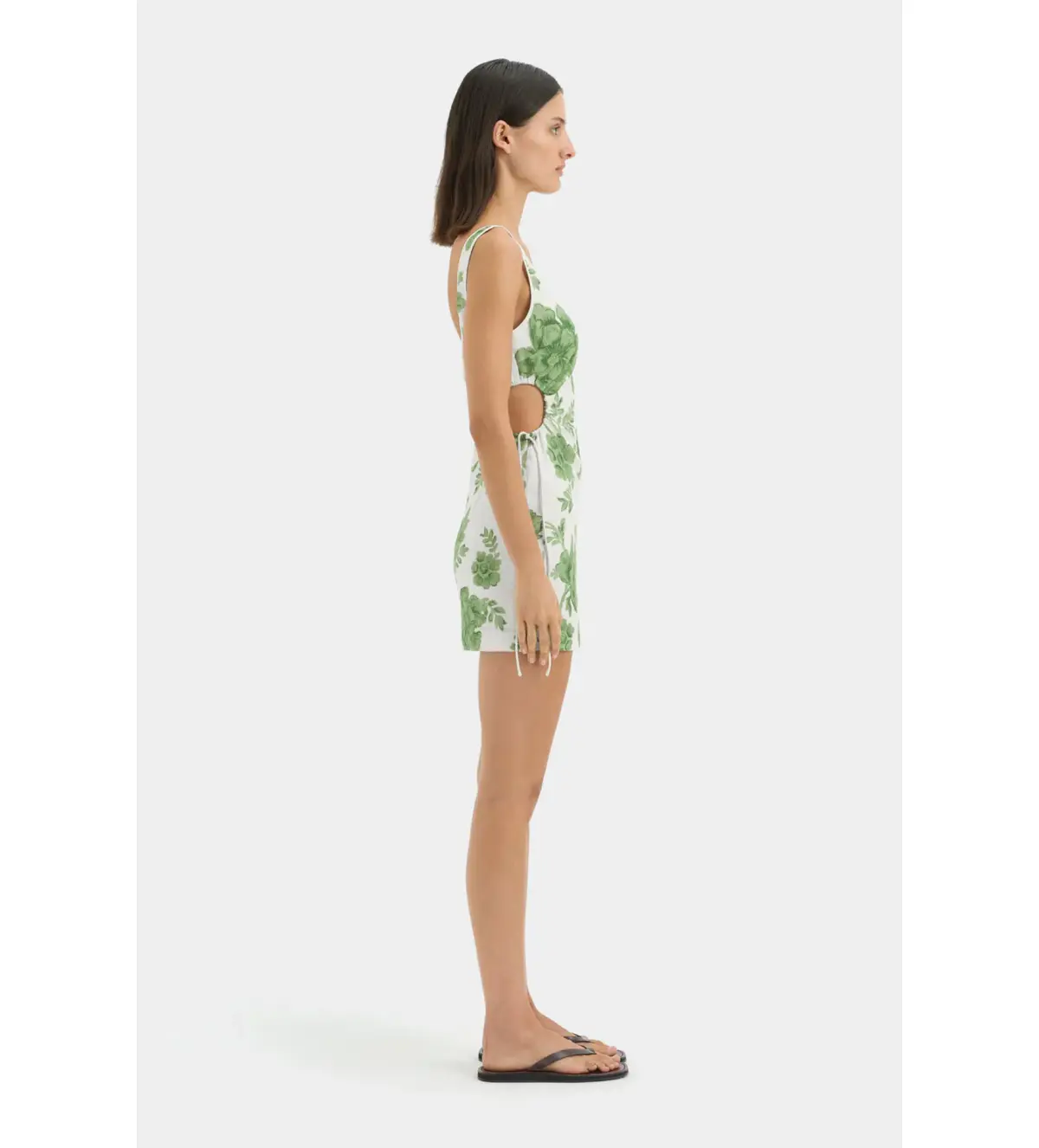 Sir the Label Gardella Cut Out Mini Dress Frisa Print Size 2 / AU 10 - Image 3