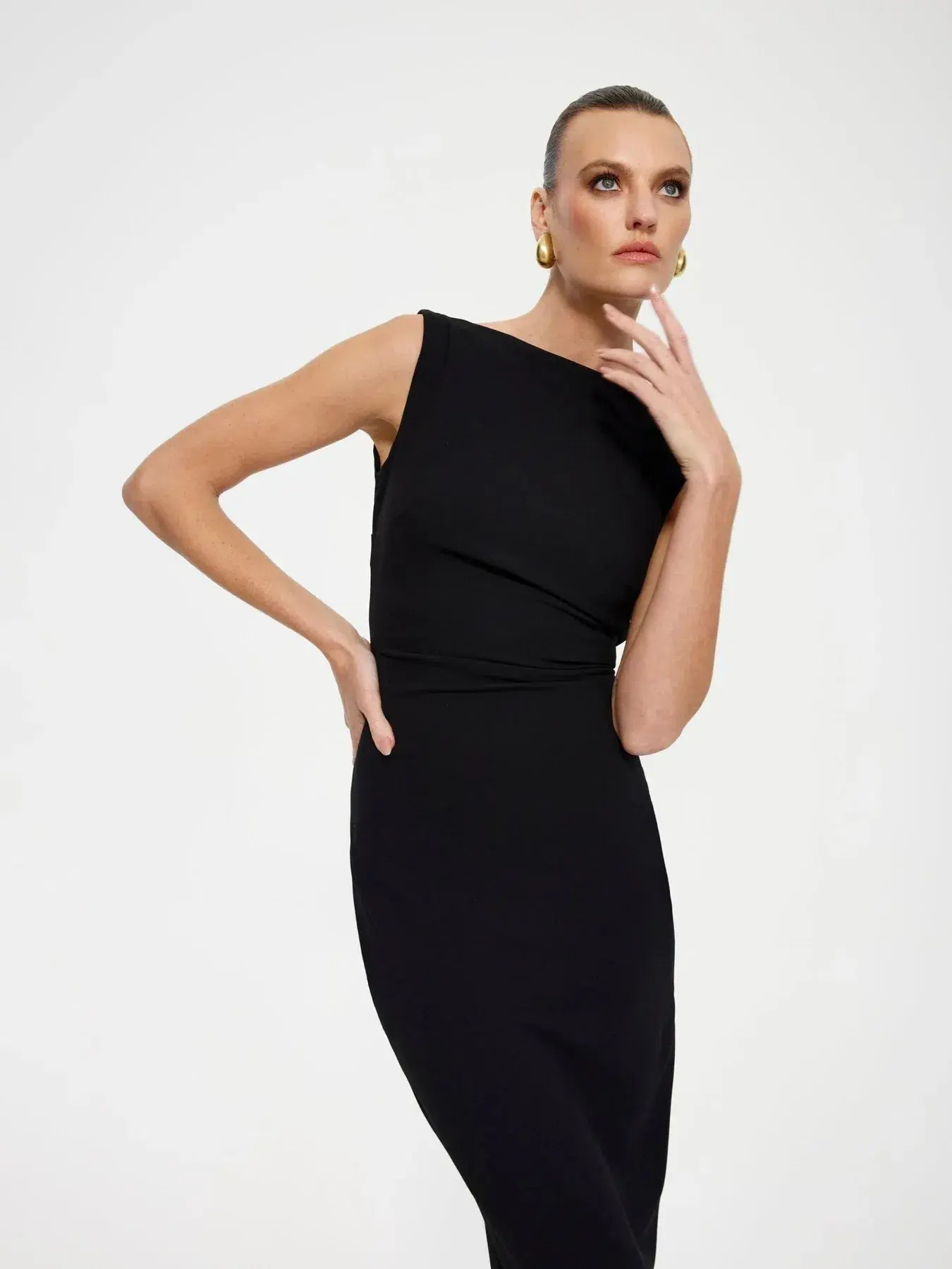 Effie Kats Verona Maxi Gown in Black Size AU 6 - Image 18
