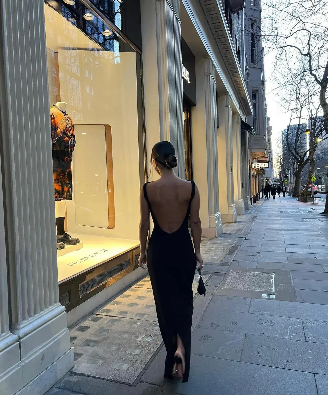 Effie Kats Verona Maxi Gown in Black Size AU 6 - Image 13
