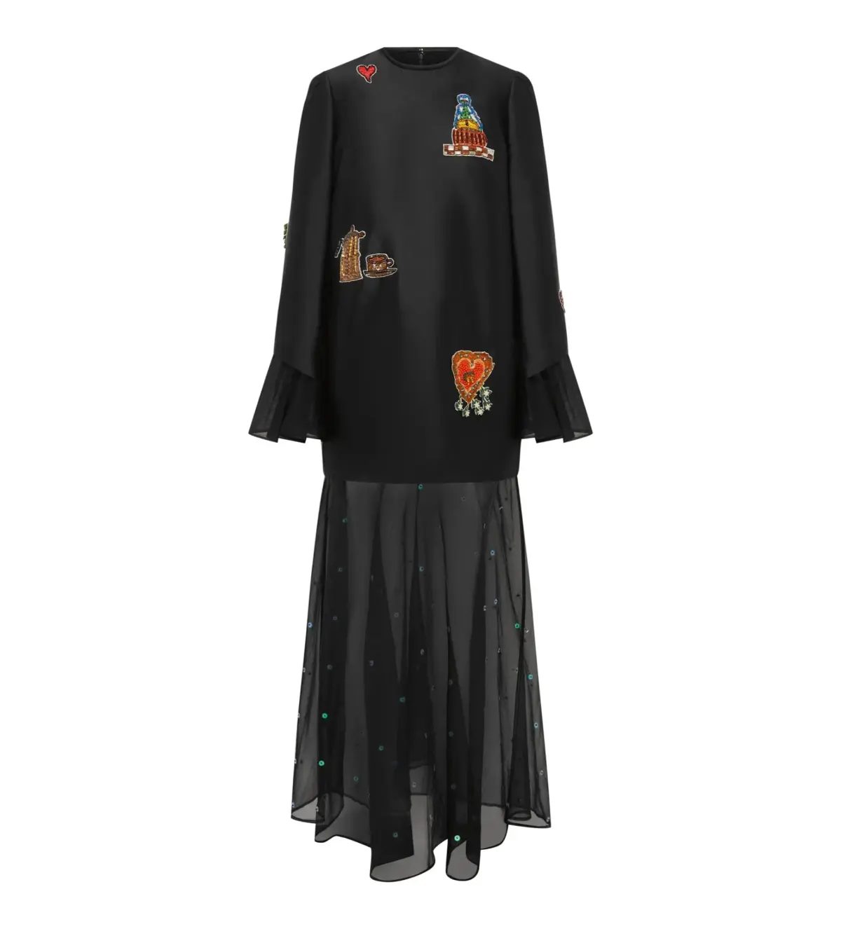 Alemais Ginger Embellished Gown Black Size 10 - Image 5