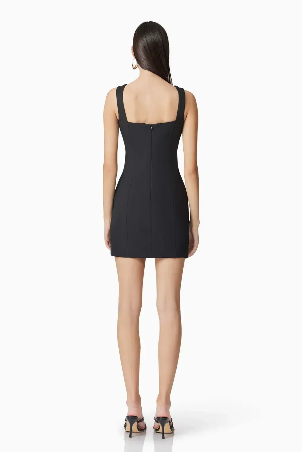 Elliatt Trompe 3D Floral Mini Dress in Black   Size XS/AU 6 - Image 3