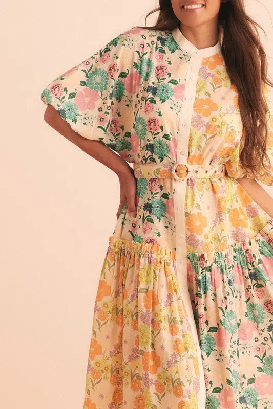 Bohemian Traders Sundance Spliced Dress in Multi Size 12 - Image 4