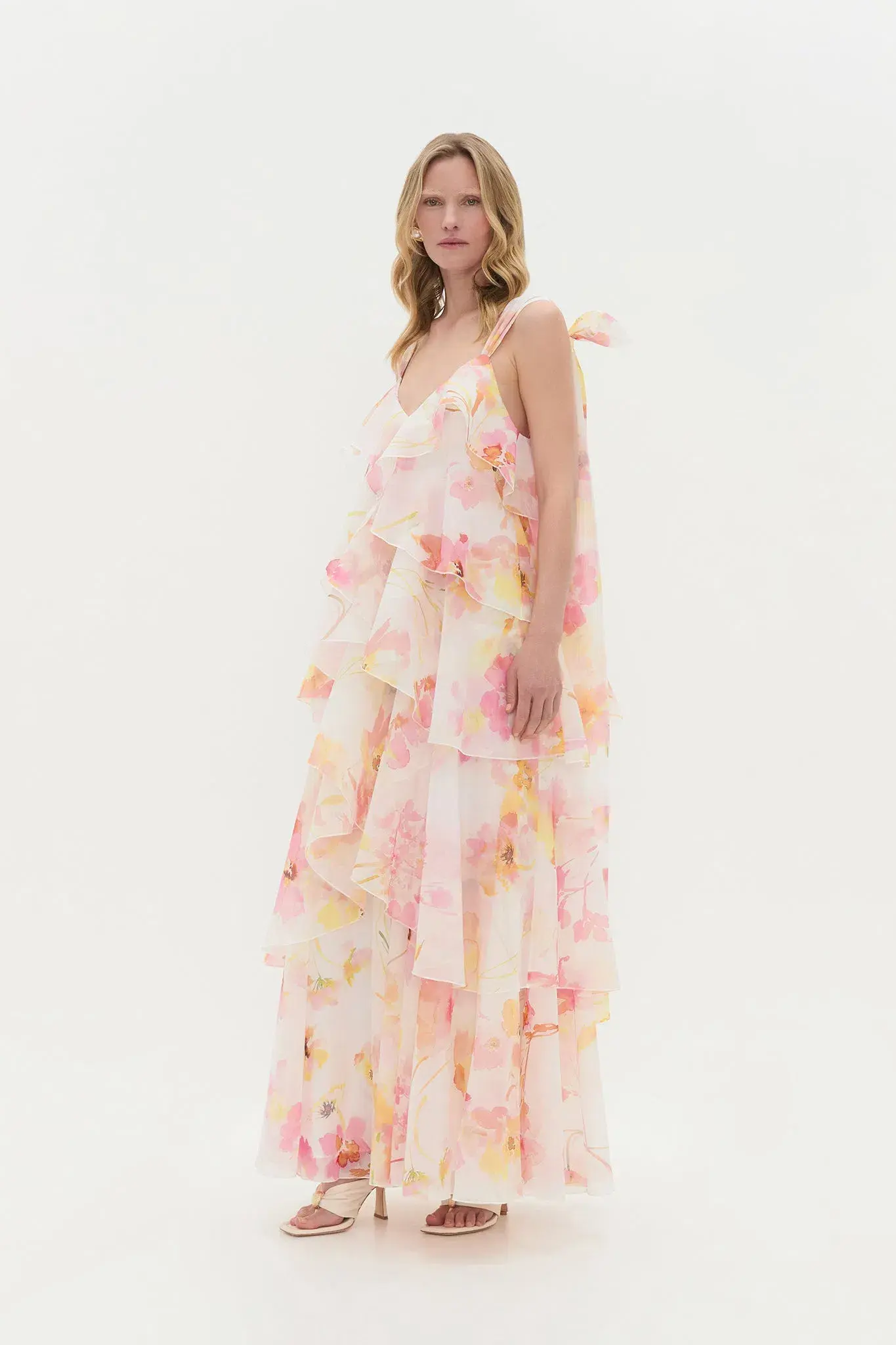 Aje Gracie Maxi Dress Wildflowers Size 12 - Image 2