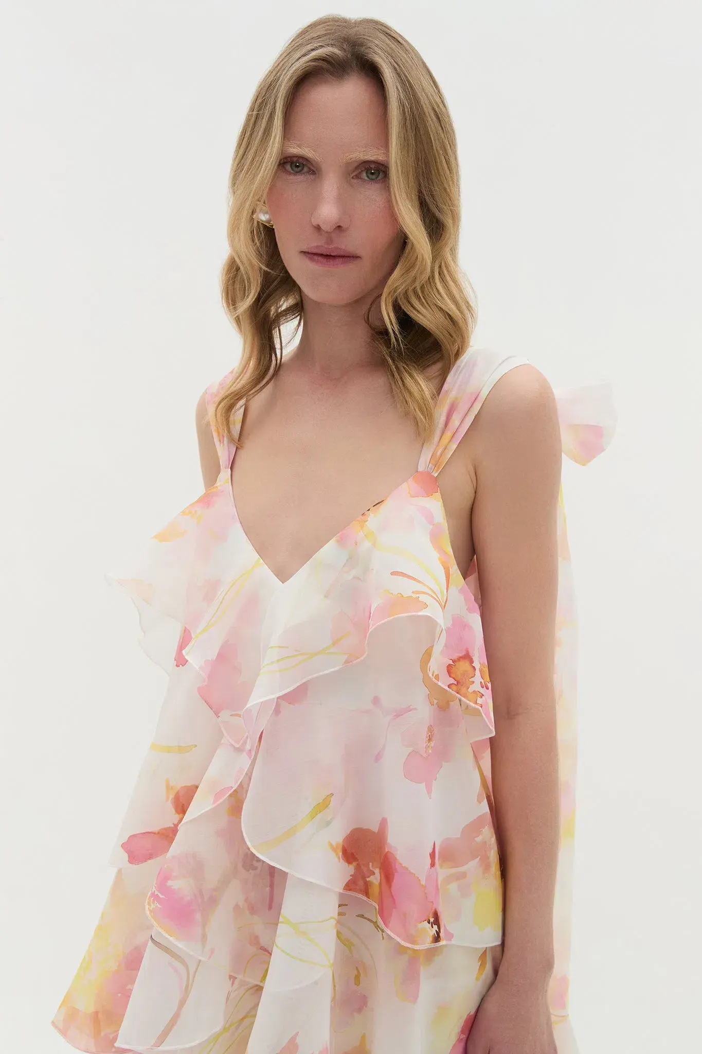 Aje Gracie Maxi Dress Wildflowers Size 12 - Image 3