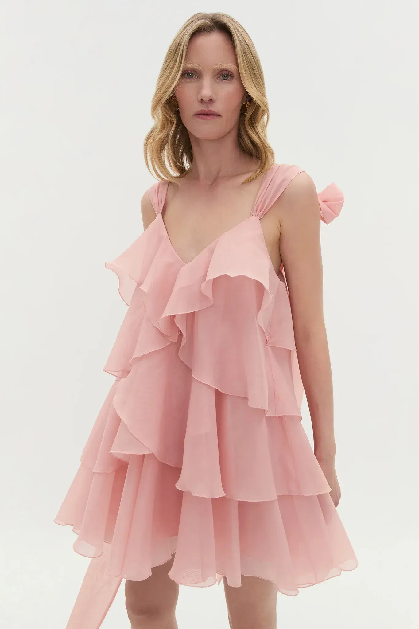 Aje Erin Mini Dress Muted Rose Size AU 12 - Image 1