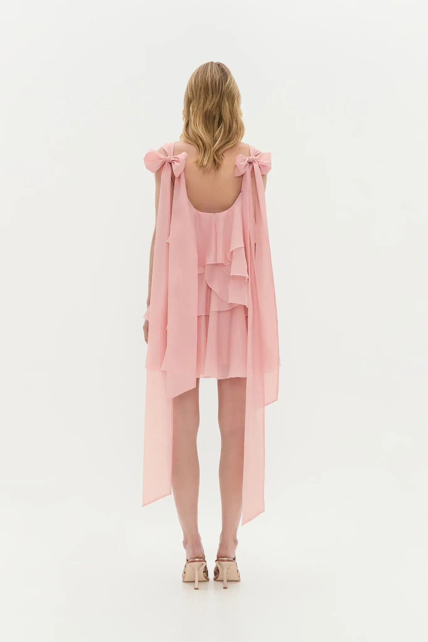 Aje Erin Mini Dress Muted Rose Size AU 12 - Image 2