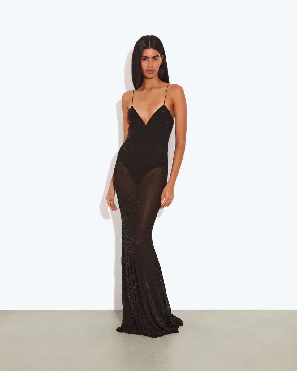 Rat & Boa Franzisca Maxi Dress Black Size M/AU 10 - Image 1