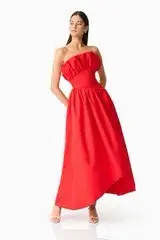 Elliatt Laurel Sleeveless Maxi Dress Red Size 10 - Image 3
