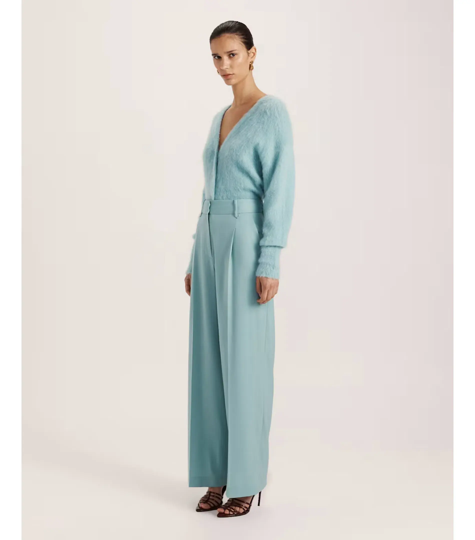 Saba Suki Wide Leg Pant in Seafoam Size AU 12 - Image 2
