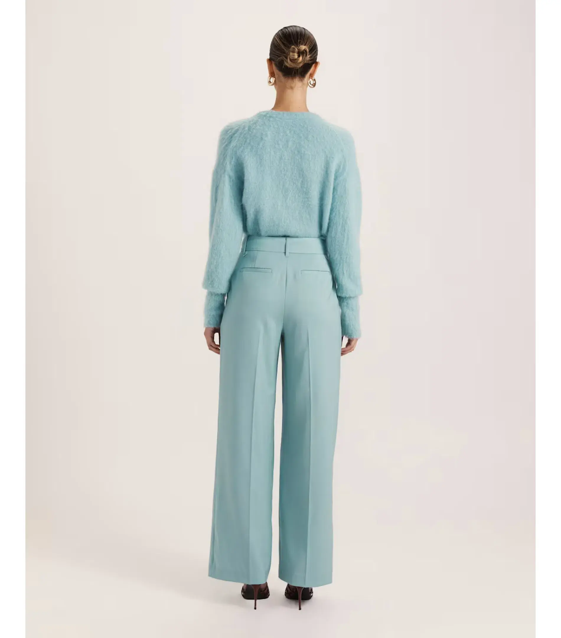 Saba Suki Wide Leg Pant in Seafoam Size AU 12 - Image 3