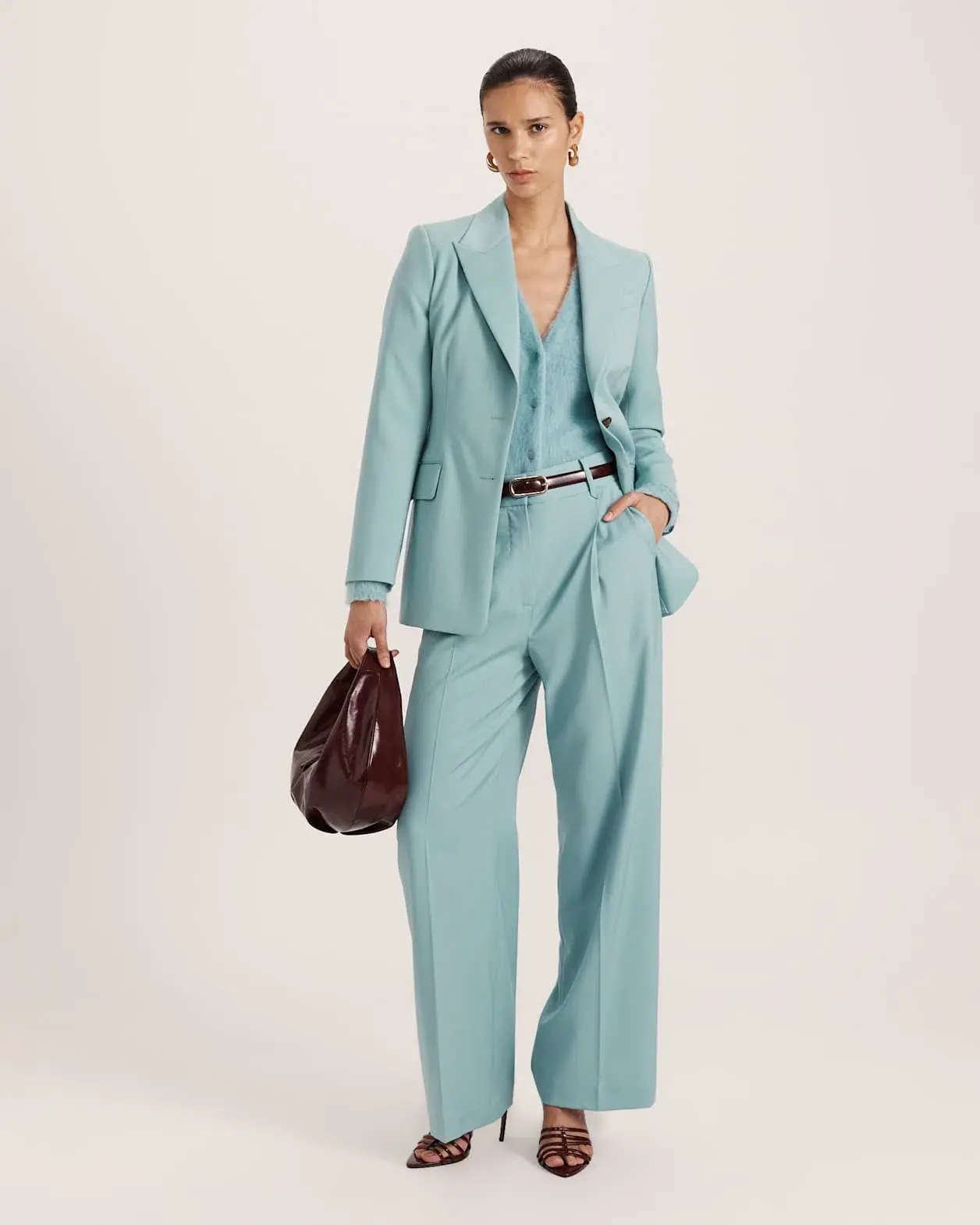 Saba Suki Classic Blazer Seafoam 12 - Image 4