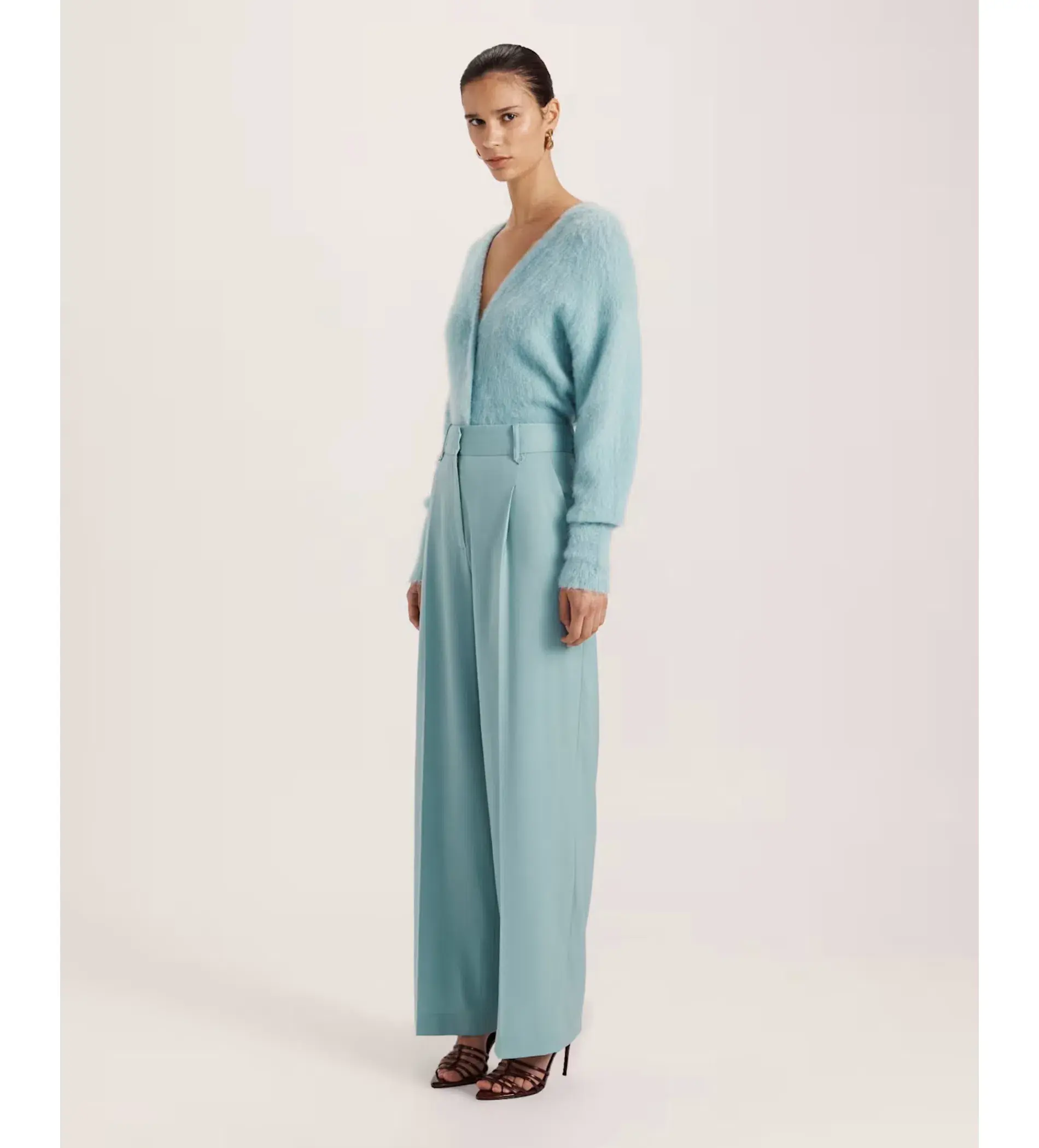 Saba Suki Wide Leg Pant Seafoam Size 12 - Image 2