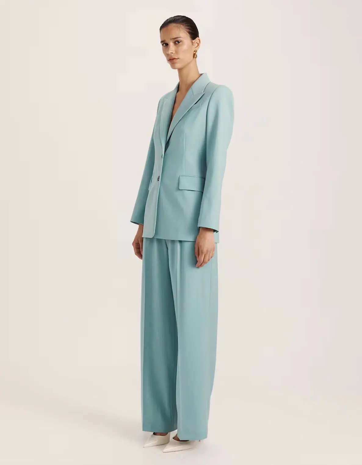 Saba Suki Classic Blazer Mint Size 12 - Image 2