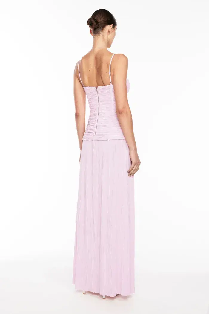 Manning Cartell Double Time Pleat Maxi Dress Hydrangea Size 6 - Image 3