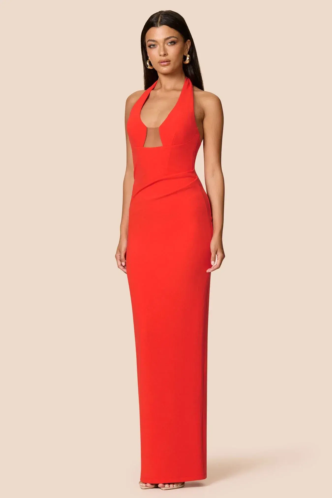 Love Nookie Demi Gown in Cherry Size M/AU10 - Image 2