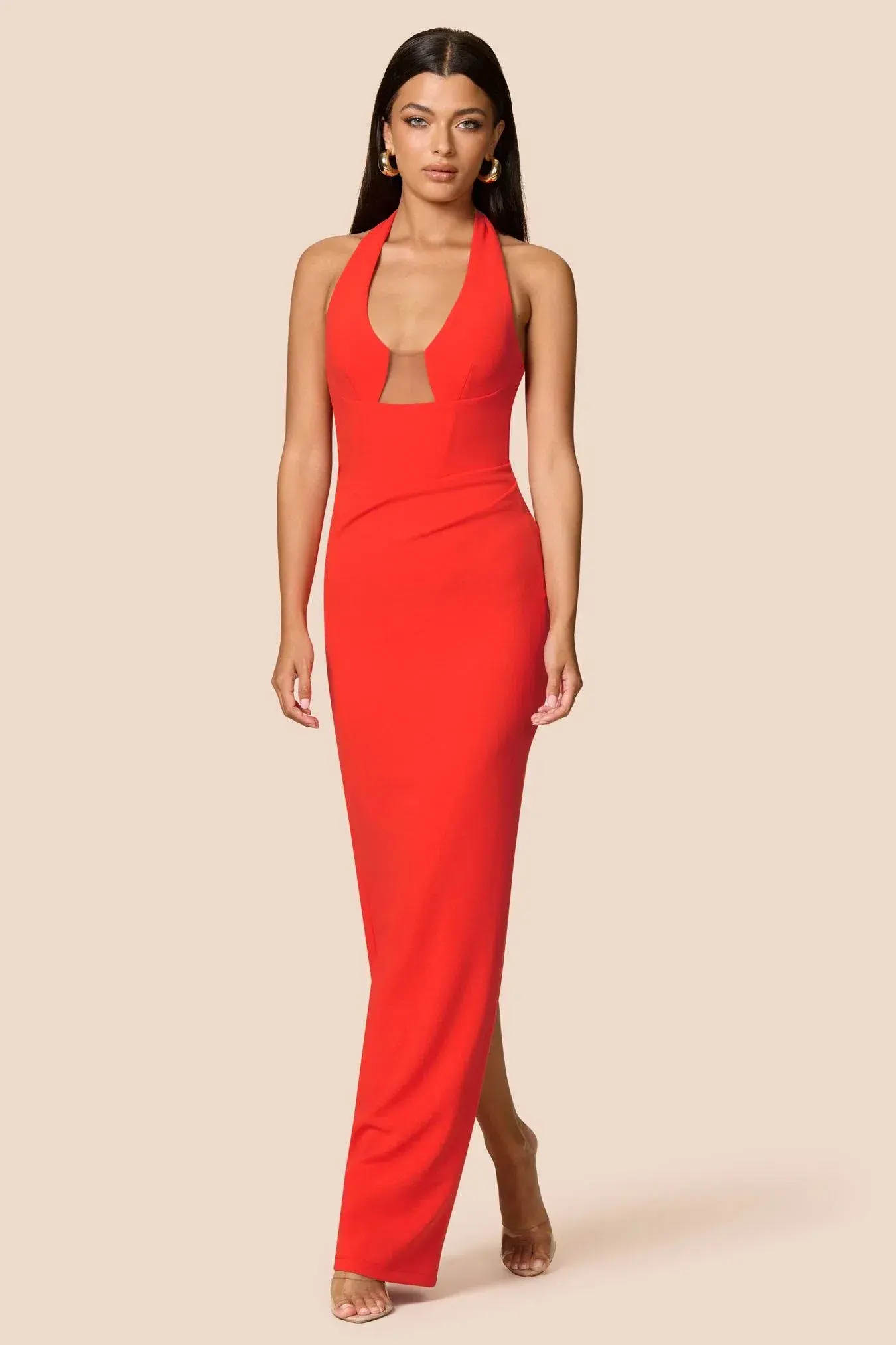 Love Nookie Demi Gown in Cherry Size M/AU10 - Image 4