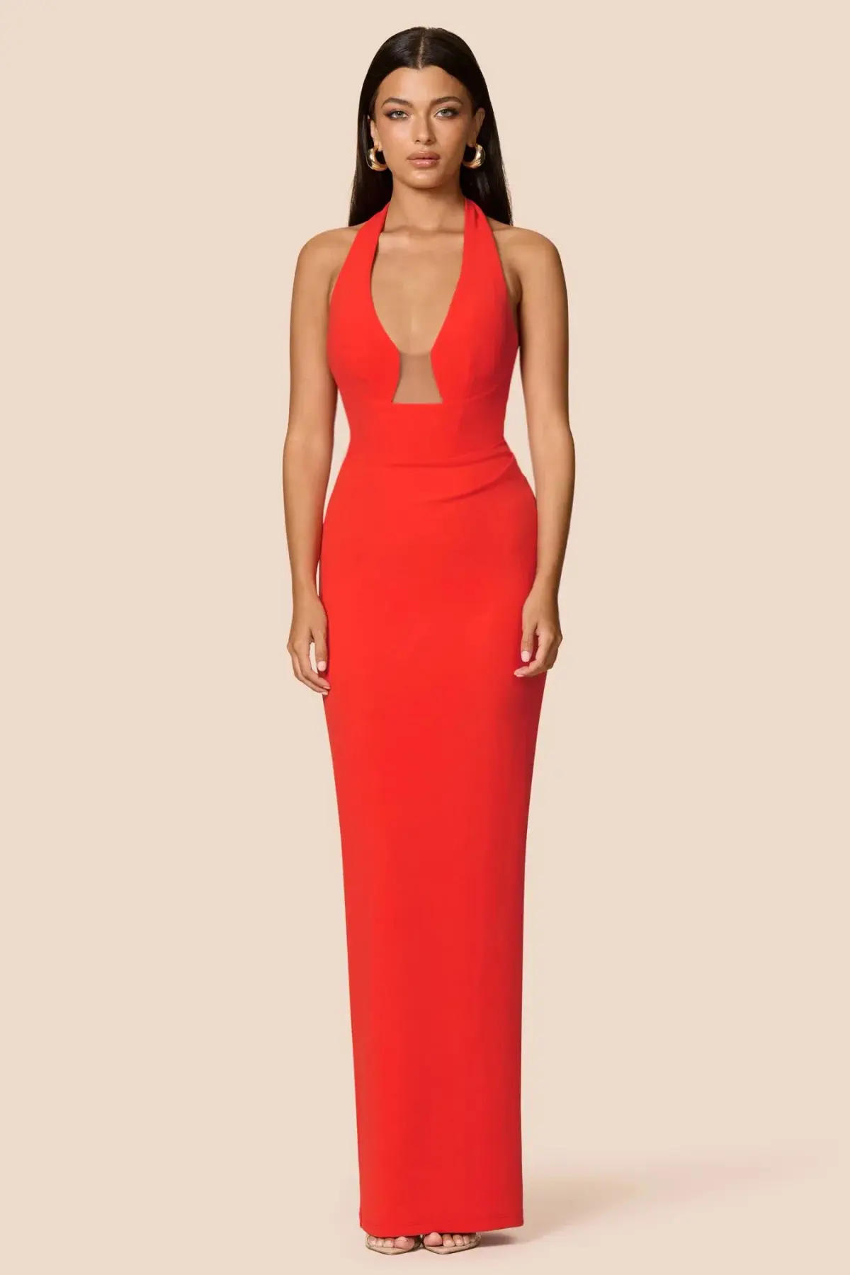 Love Nookie Demi Gown in Cherry Size M/AU10 - Image 1