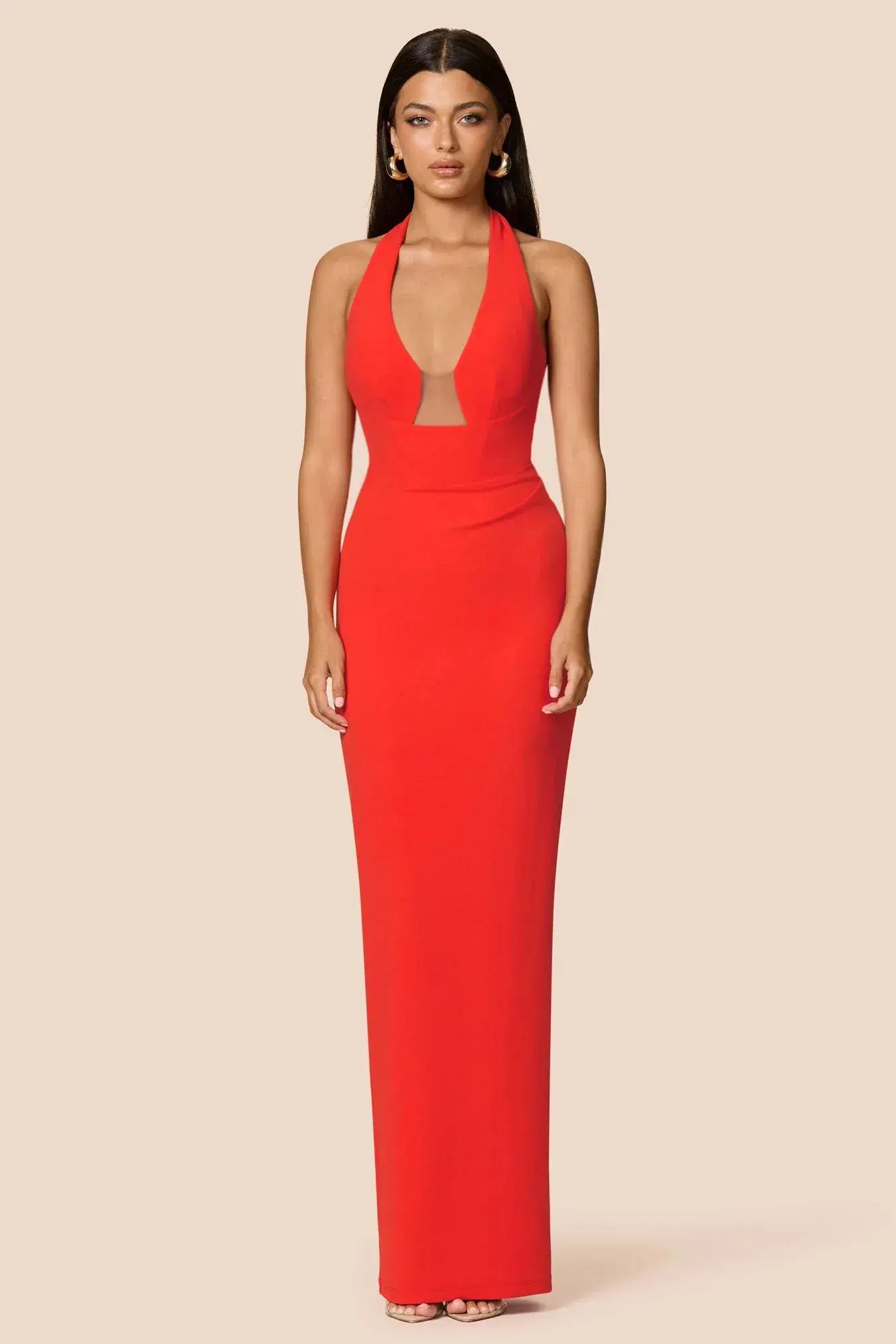 Love Nookie Demi Gown in Cherry Size M/AU10 - Image 1