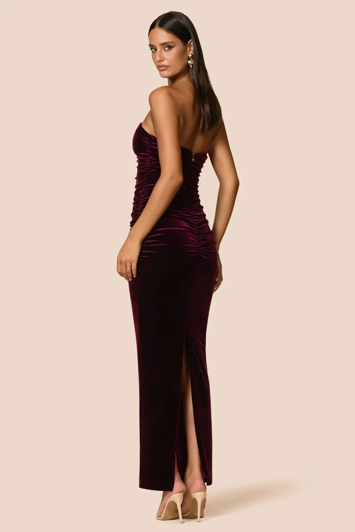 Love Nookie Nina Gown in Mulberry Size AU8 - Image 4
