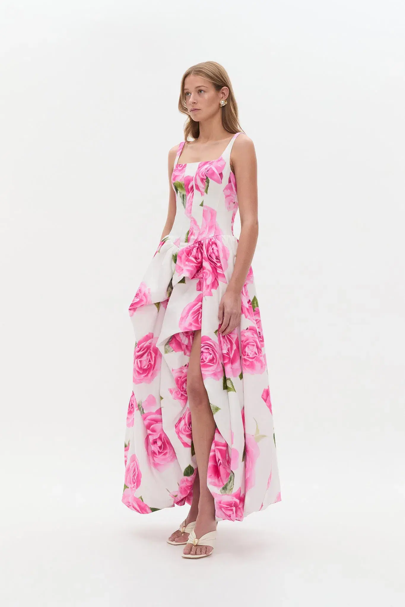 Aje Alani Maxi Gown Soft Rose Light Size 6 - Image 2
