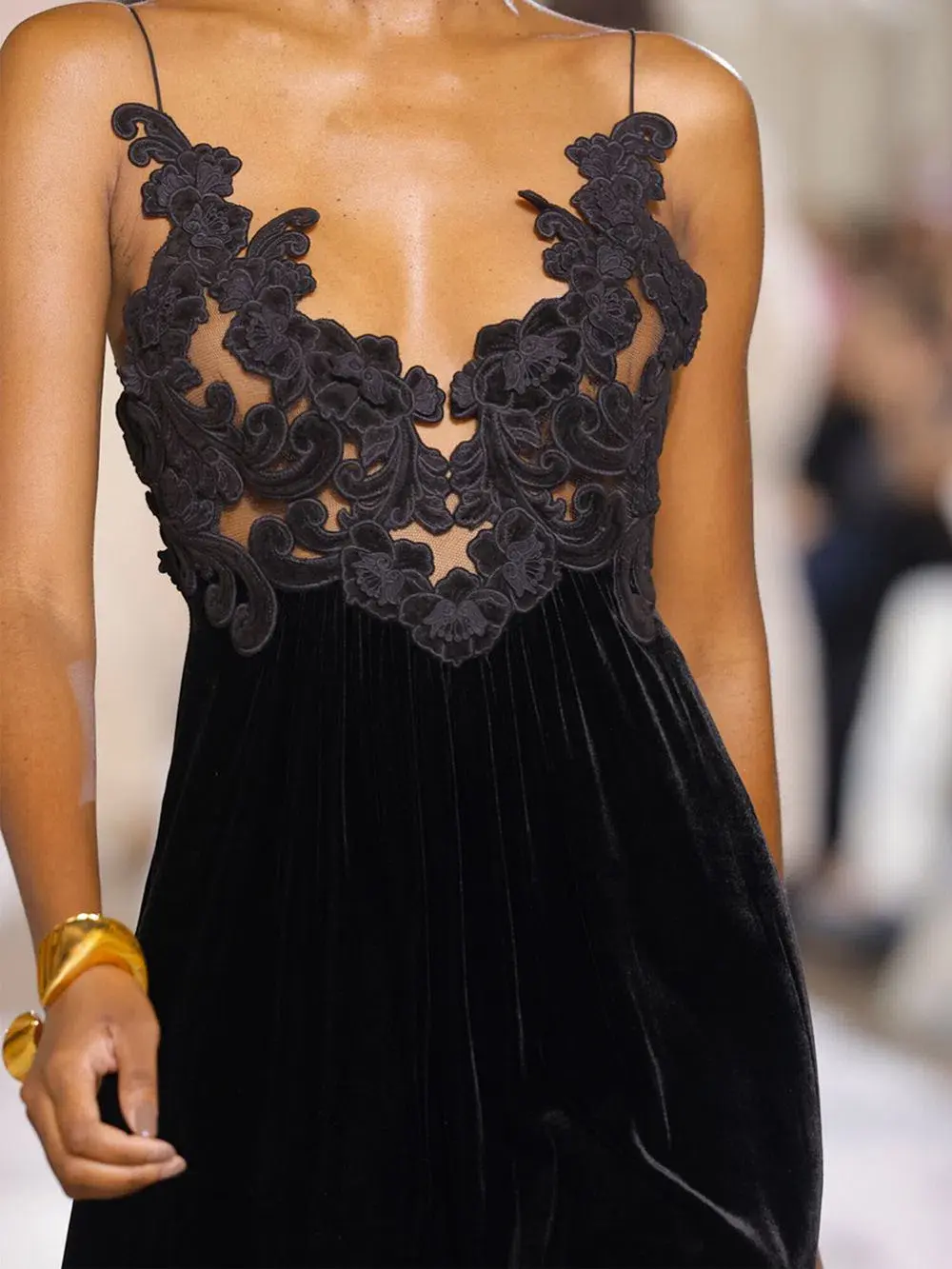 Zimmermann Sensory Velvet Slip Dress (Size 4/ AU14-16) - Image 2