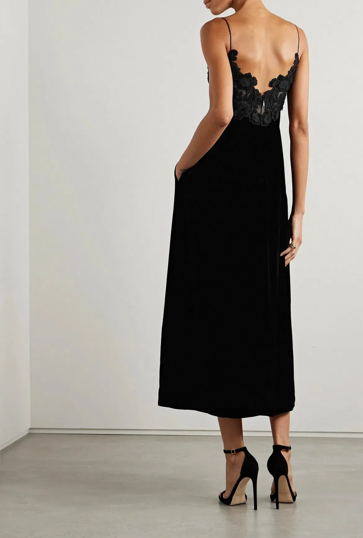 Zimmermann Sensory Velvet Slip Dress (Size 4/ AU14-16) - Image 5