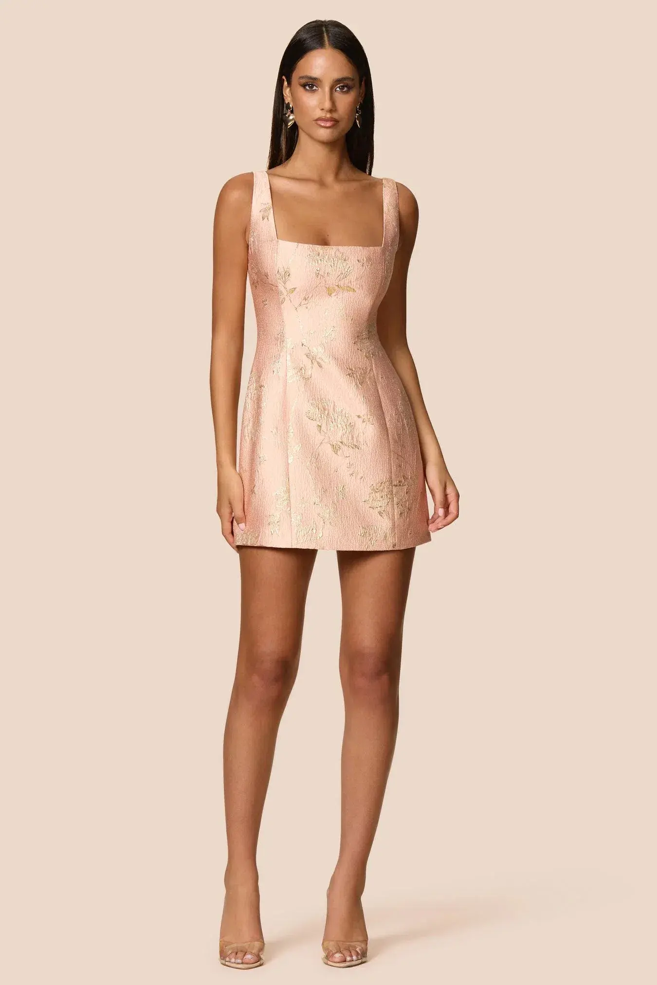 Love Nookie Claudia Mini Dress in Peach Size S / AU8 - Image 3