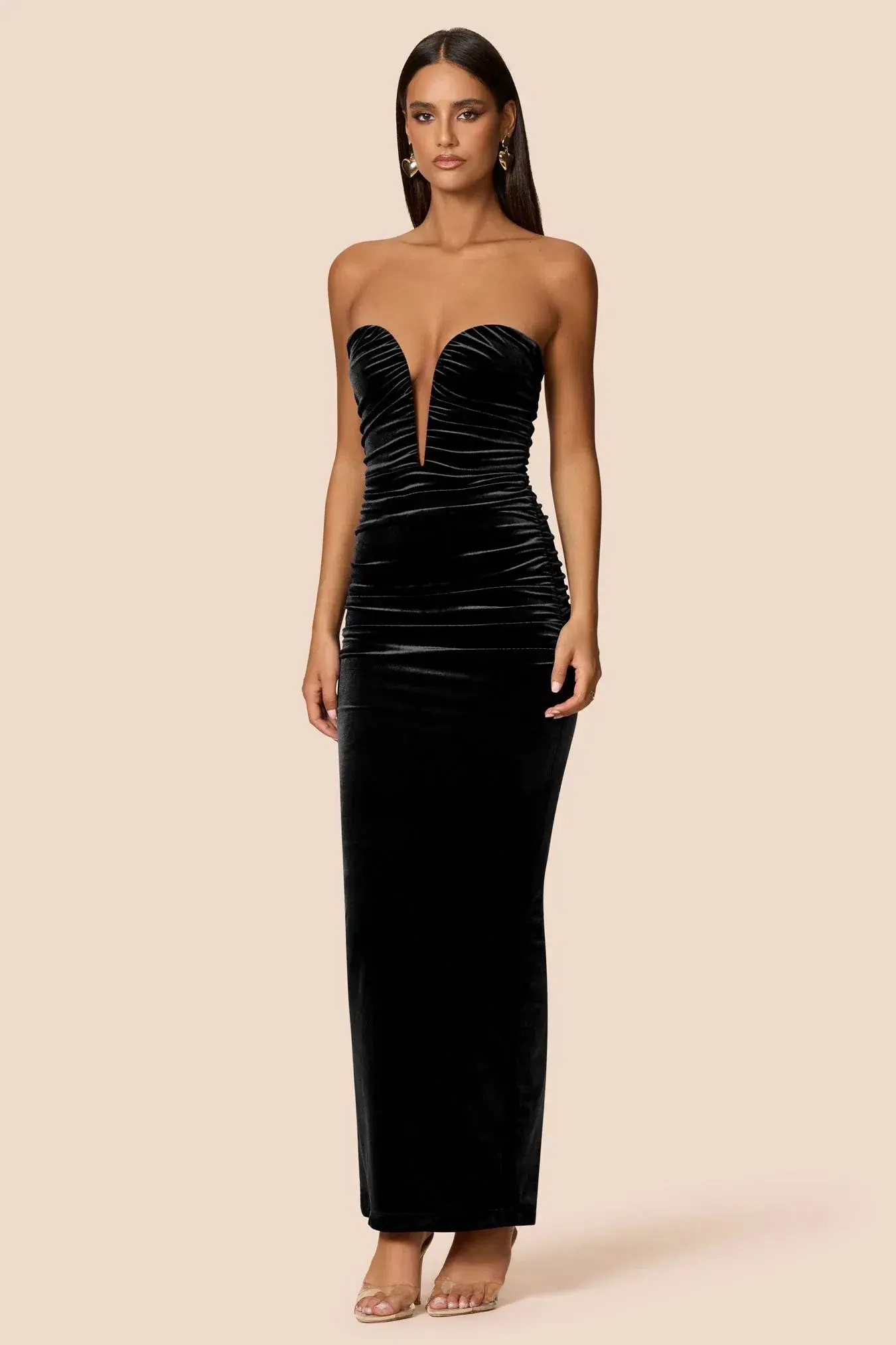 Love Nookie Nina Gown Black Size AU 10 - Image 3