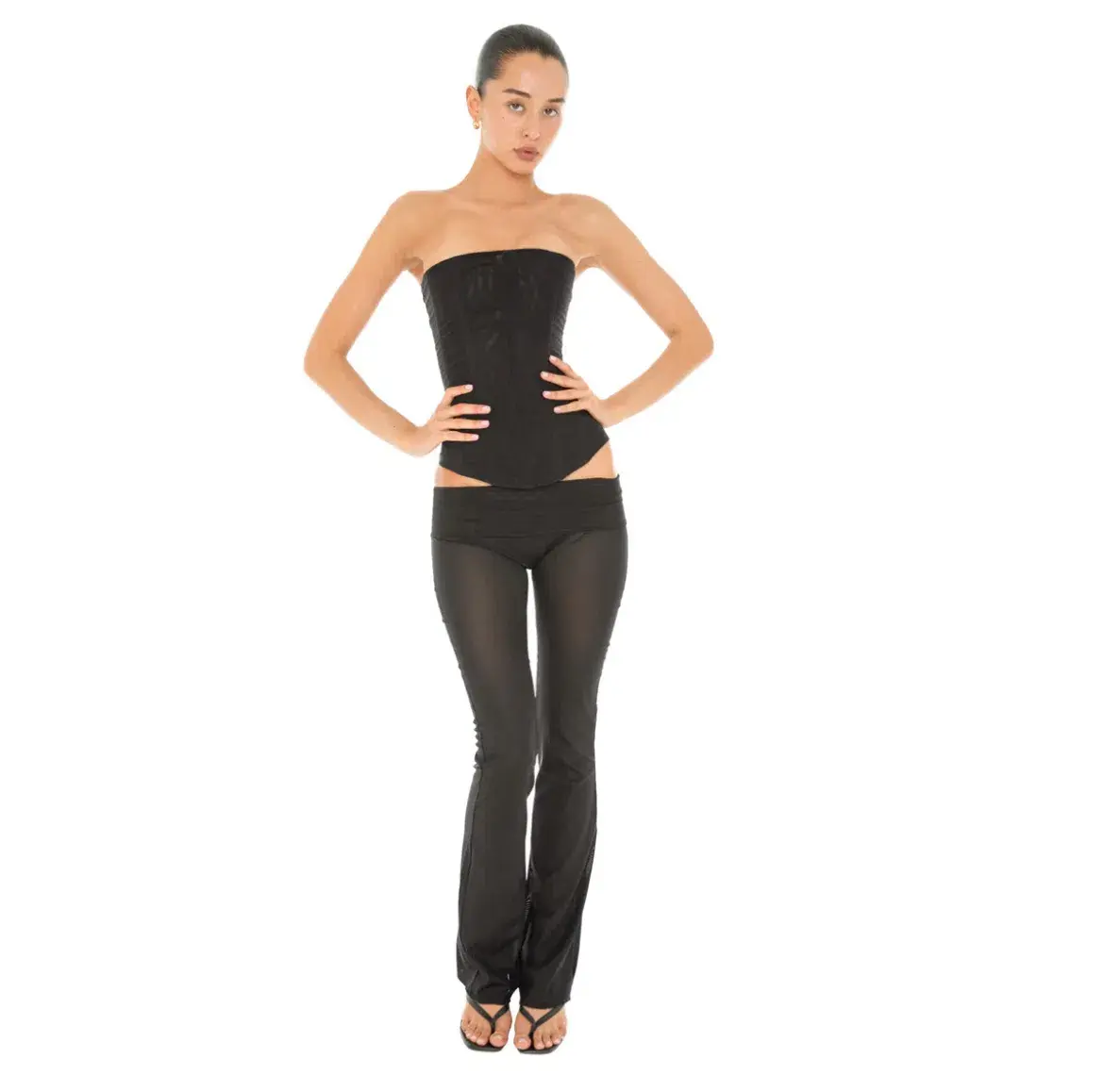 Are You Am I Sunniva Corset Black Size AU 8 - Image 1