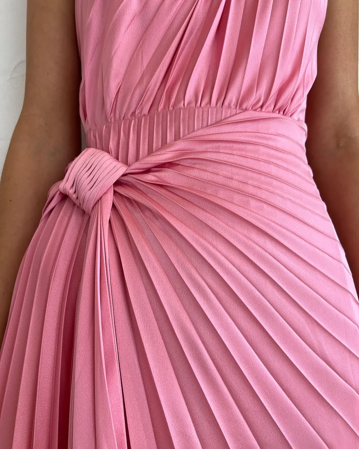 Acler Illoura Midi Dress Tulip Pink Size AU 8 - Image 6