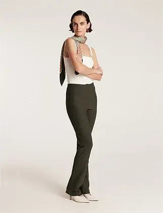 Perri Cutten City Stretch Pant Olive Size AU 8 for rent on The Volte - main image