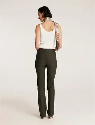 Perri Cutten City Stretch Pant Olive Size AU 8 for rent on The Volte - main image