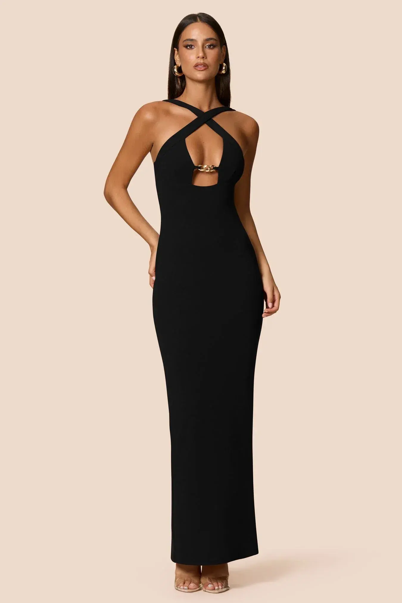 Love Nookie Charm 2-way Gown Black Size 8 - Image 2