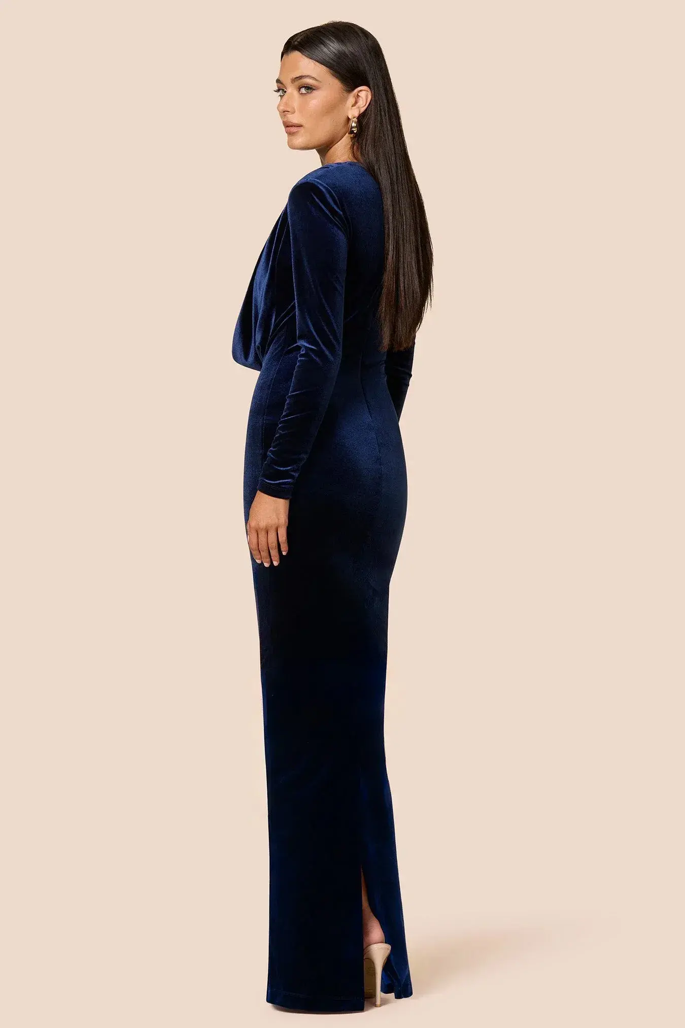 Love Nookie Nina Maxi Dress Navy Size 12 - Image 2
