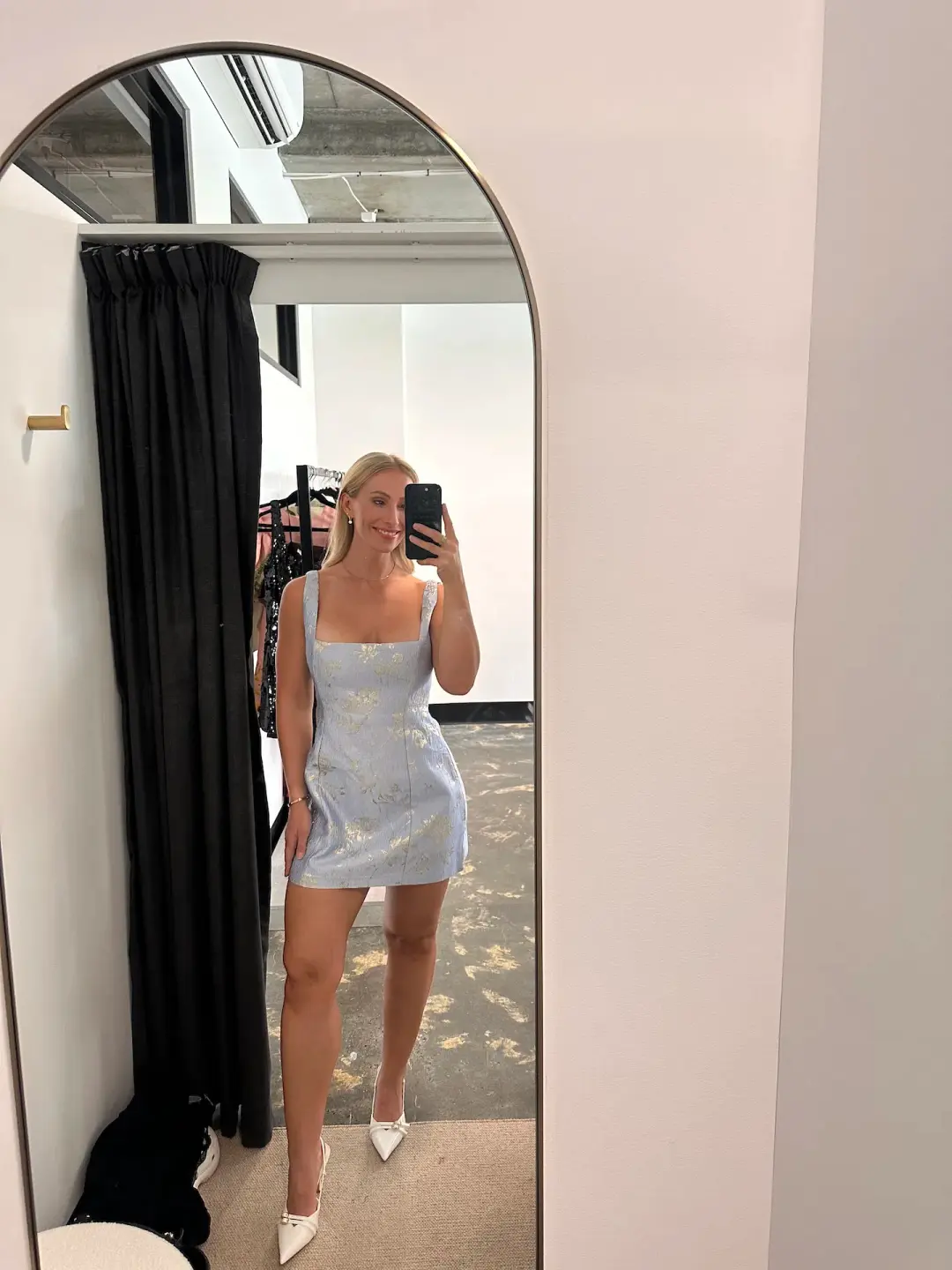 Love Nookie Claudia Mini Dress Blue Size 10 for rent on The Volte - main image